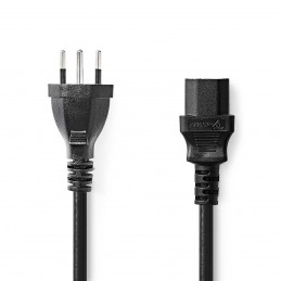 Câble d'alimentation - CH Type 12 - IEC-320-C13- 5.00 m 
