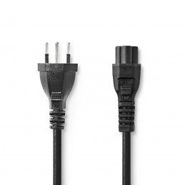 Câble d'alimentation - CH Type 12 - IEC-320-C5- 2.00 m 