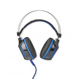 Casque de jeu - Tour d'oreille - Surround - USB Type-A - Microphone Rétractable et Flexible - 2.10 m - Eclairage Normal 