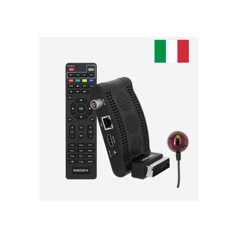Multiprise italienne 3 entrées, câble de 1,5 m et prise compacte
