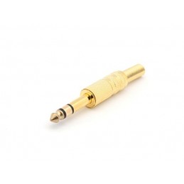 JACK MALE 6.35mm STEREO DORE